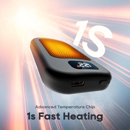 Rechargeable Electric Hand Warmers Reusable Pocket Heater LED Display Three Heat Levels