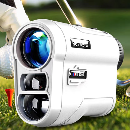 Rechargeable Golf Rangefinder with Slope Compensation Pin Lock Monocular