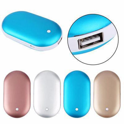 Rechargeable Hand Warmer Power Bank USB C Three Heat Levels Portable Design