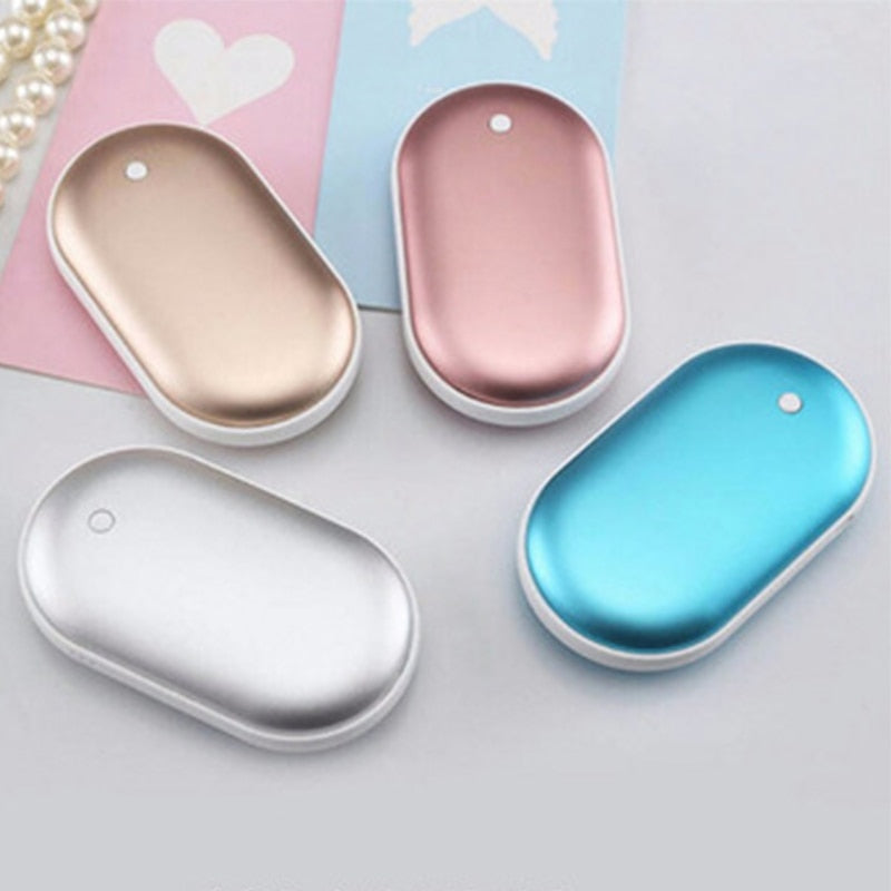 Rechargeable Hand Warmer Power Bank USB C Three Heat Levels Portable Design