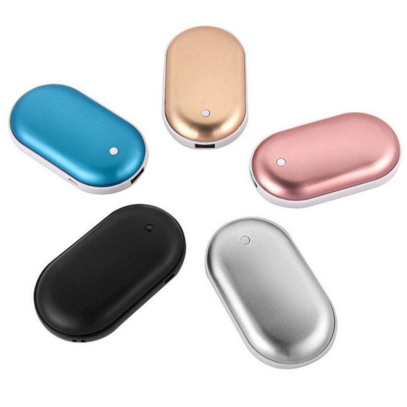 Rechargeable Hand Warmer Power Bank USB C Three Heat Levels Portable Design