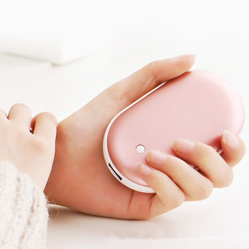Rechargeable Hand Warmer Power Bank USB C Three Heat Levels Portable Design