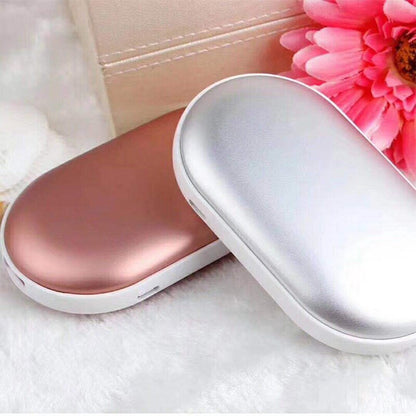Rechargeable Hand Warmer Power Bank USB C Three Heat Levels Portable Design