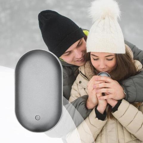 Rechargeable Hand Warmer Power Bank USB C Three Heat Levels Portable Design