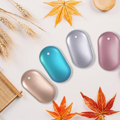 Rechargeable Hand Warmer Power Bank USB C Three Heat Levels Portable Design