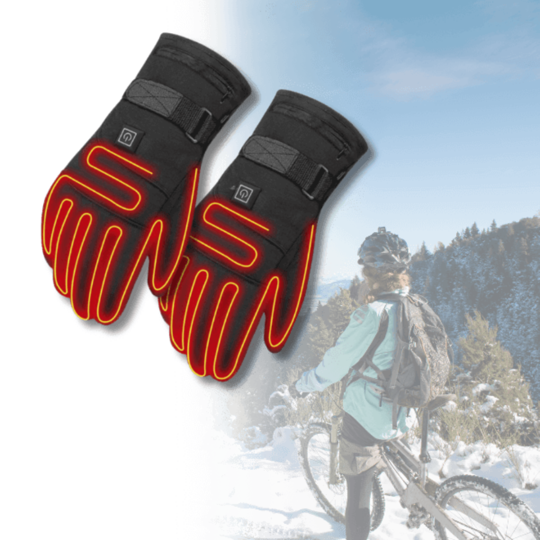 Rechargeable Heated Gloves Waterproof Thermal Touchscreen Winter Outdoor Hand Warmers