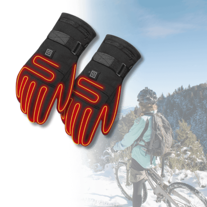 Rechargeable Heated Gloves Waterproof Thermal Touchscreen Winter Outdoor Hand Warmers