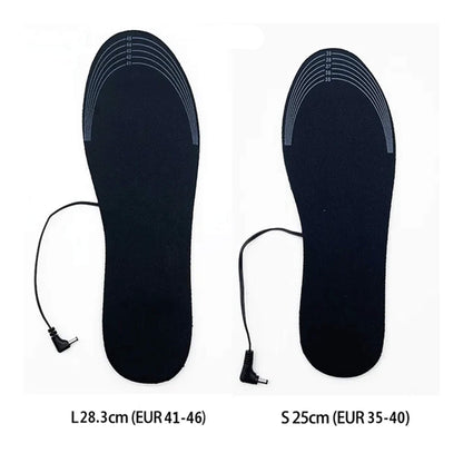 Rechargeable Heated Insoles Adjustable Warmth Trim to Fit