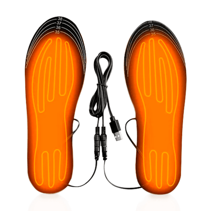 Rechargeable Heated Insoles Adjustable Warmth Trim to Fit