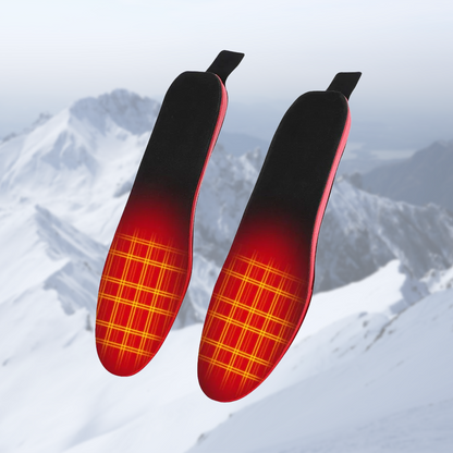 Rechargeable Heated Insoles High Arch Support Wireless Remote USB C Winter Shoe Inserts