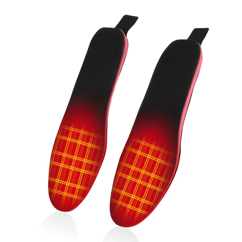 Rechargeable Heated Insoles High Arch Support Wireless Remote USB C Winter Shoe Inserts