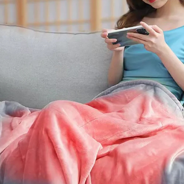 Coperta riscaldata ricaricabile, alimentata tramite USB, coperta portatile