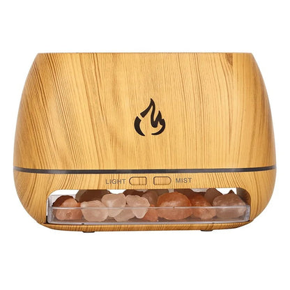 Rechargeable Himalayan Salt Diffuser with Colour-Changing Light and Wireless Use