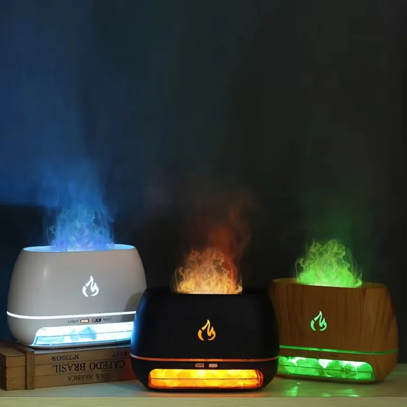 Rechargeable Himalayan Salt Diffuser with Colour-Changing Light and Wireless Use