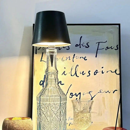 Rechargeable LED Bottle Lamp Converter with Dimmable Light and USB C
