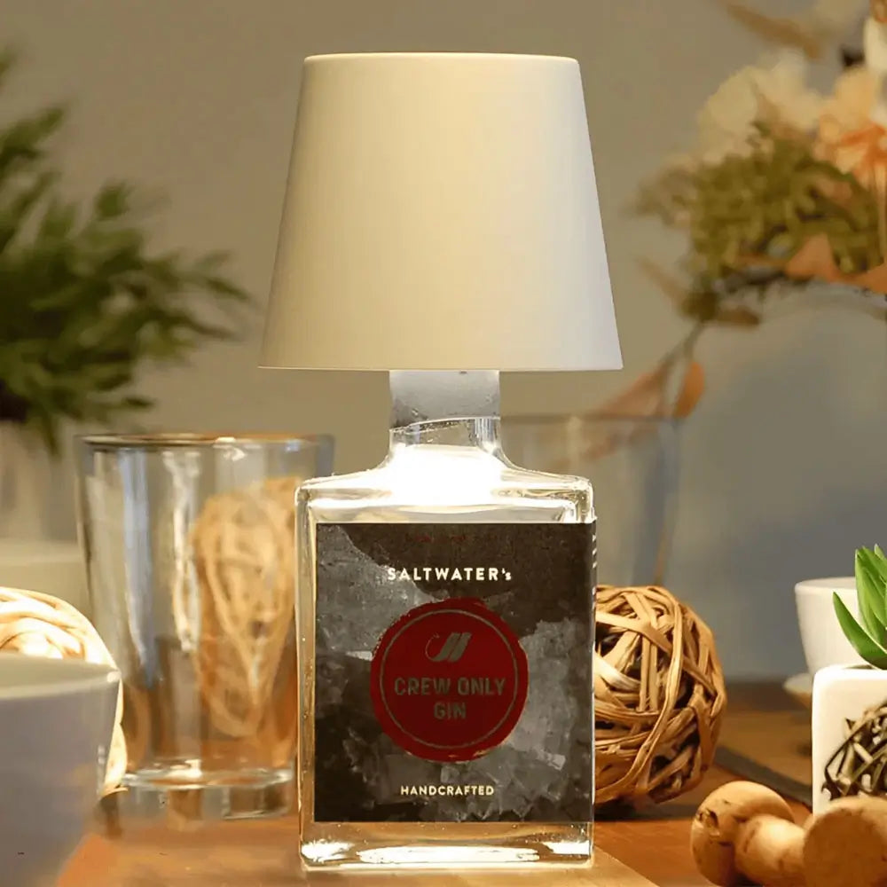 Rechargeable LED Bottle Lamp Converter with Dimmable Light and USB C