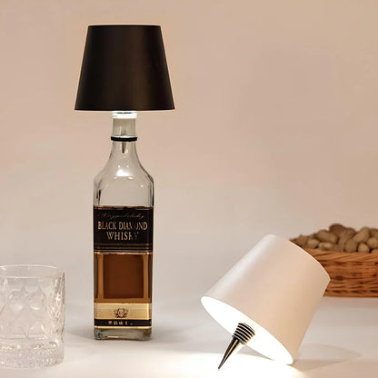 Rechargeable LED Bottle Lamp Converter with Dimmable Light and USB C