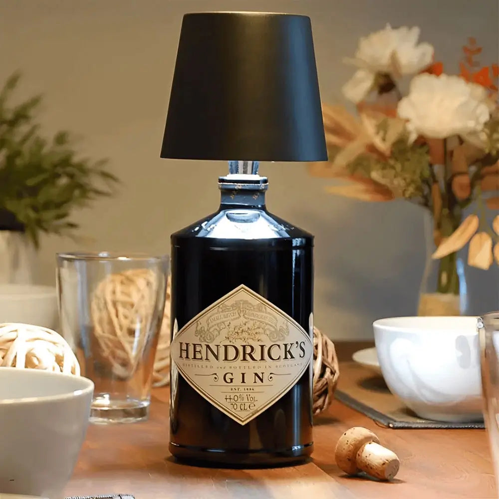 Rechargeable LED Bottle Lamp Converter with Dimmable Light and USB C