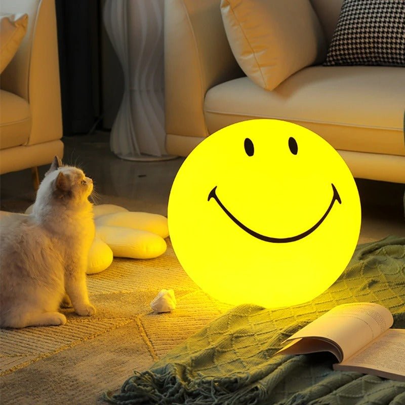Rechargeable LED Night Light Round Touch Control Bedside Lamp with Remote Control