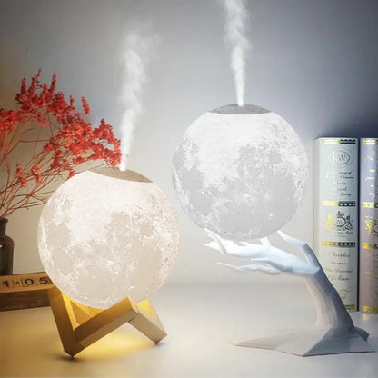 Rechargeable Lamp with Humidifier LED Ambient Light Air Humidifier