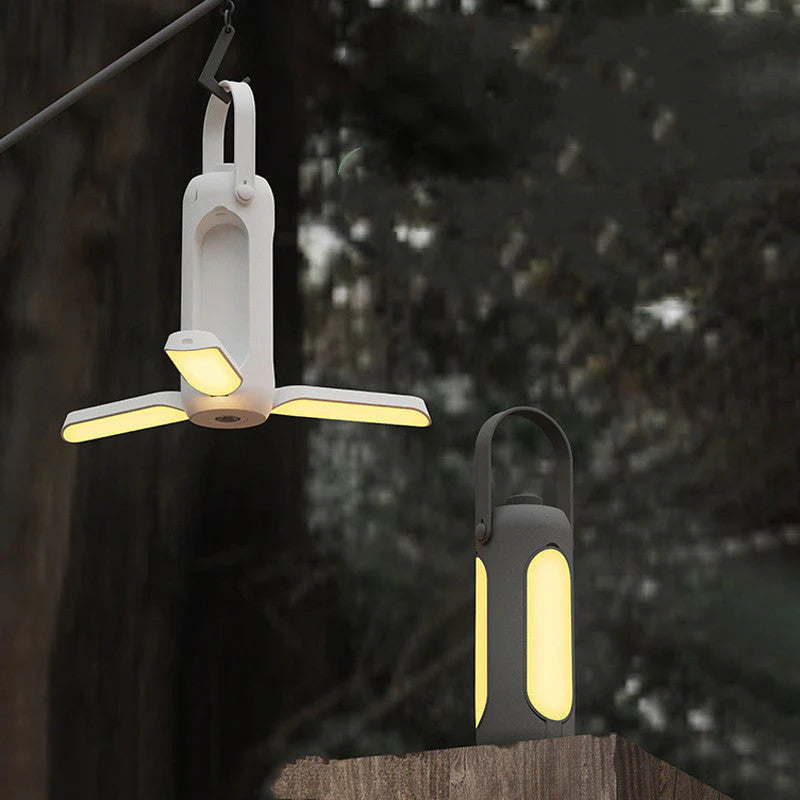 Rechargeable Portable Camping Lantern LED Outdoor Light Multifunction Design