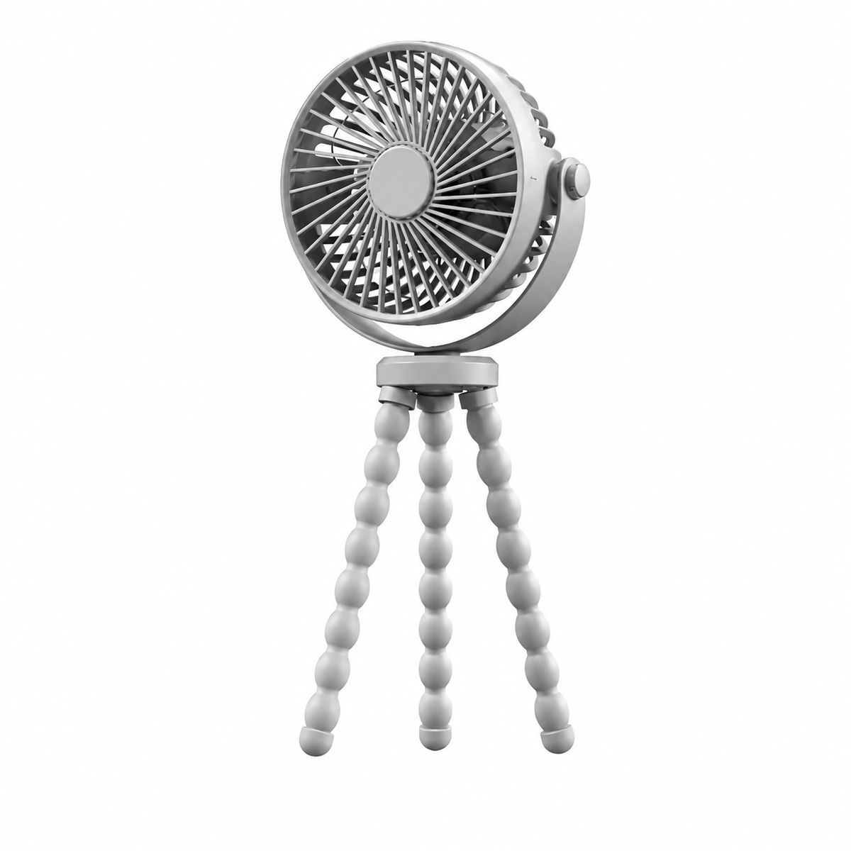 Rechargeable Portable Clip On Fan with Flexible Tripod Legs