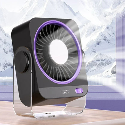 Rechargeable Portable Desk Fan Adjustable Personal Cooling