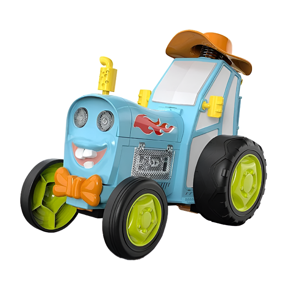 Rechargeable RC Stunt Car with Flip and Spin Action
