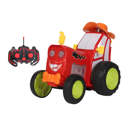 Rechargeable RC Stunt Car with Flip and Spin Action