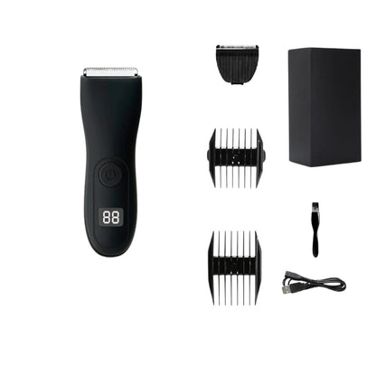 Rechargeable Waterproof Body Hair Trimmer for Smooth Gentle Grooming