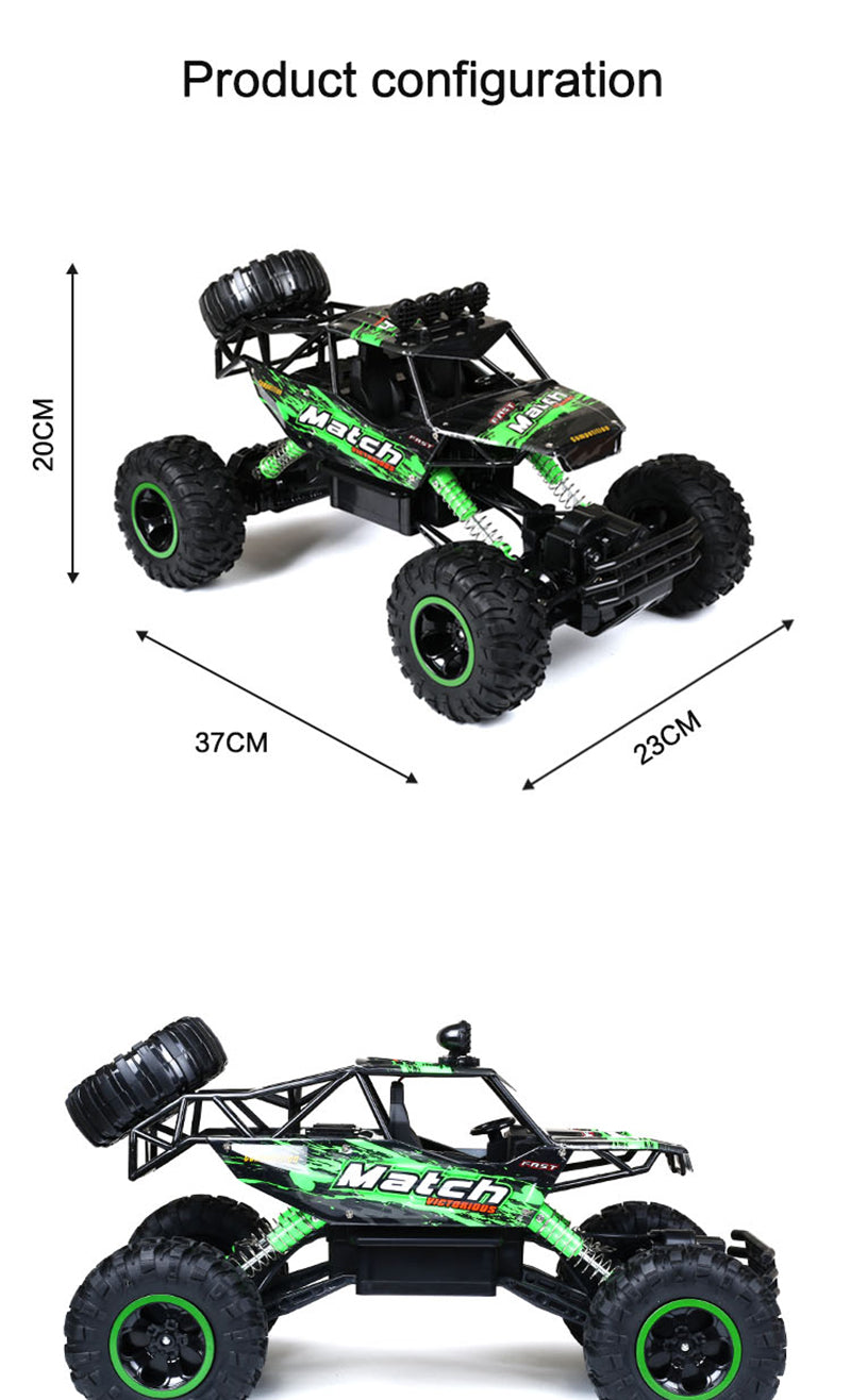 Τηλεκατευθυνόμενο 4x4 monster truck εκτός δρόμου με ανάρτηση