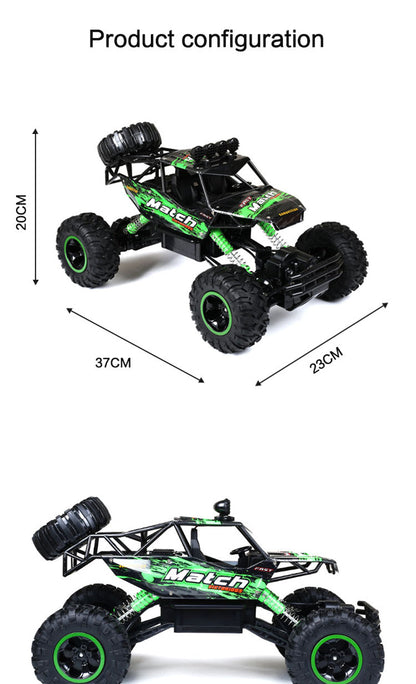 Τηλεκατευθυνόμενο 4x4 monster truck εκτός δρόμου με ανάρτηση