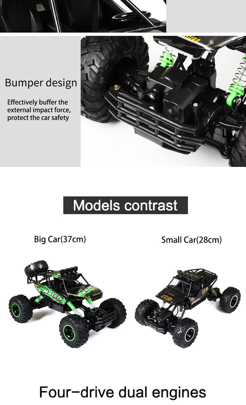 Τηλεκατευθυνόμενο 4x4 monster truck εκτός δρόμου με ανάρτηση