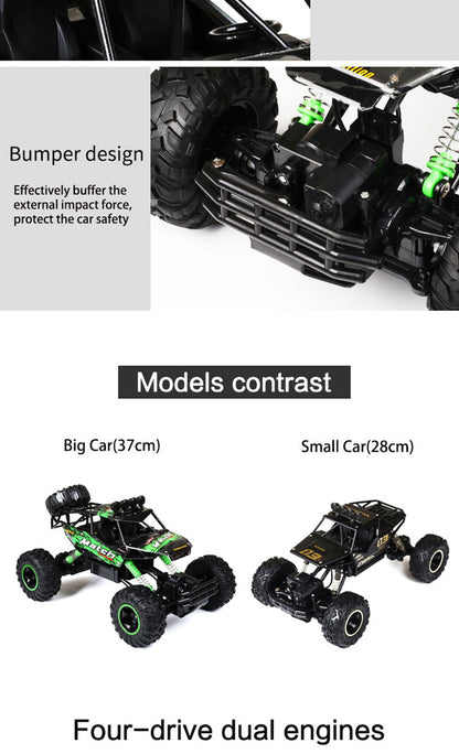Τηλεκατευθυνόμενο 4x4 monster truck εκτός δρόμου με ανάρτηση