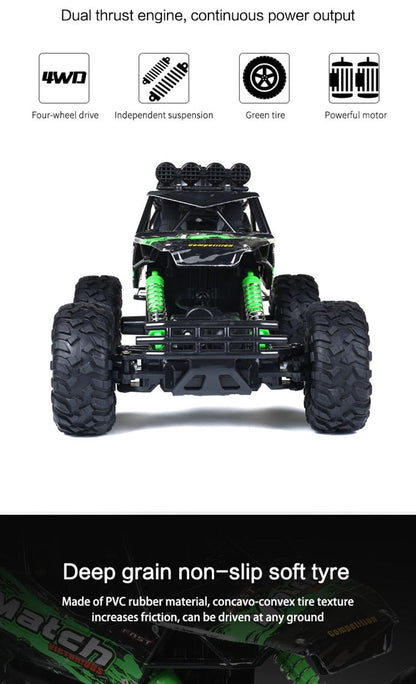 Τηλεκατευθυνόμενο 4x4 monster truck εκτός δρόμου με ανάρτηση