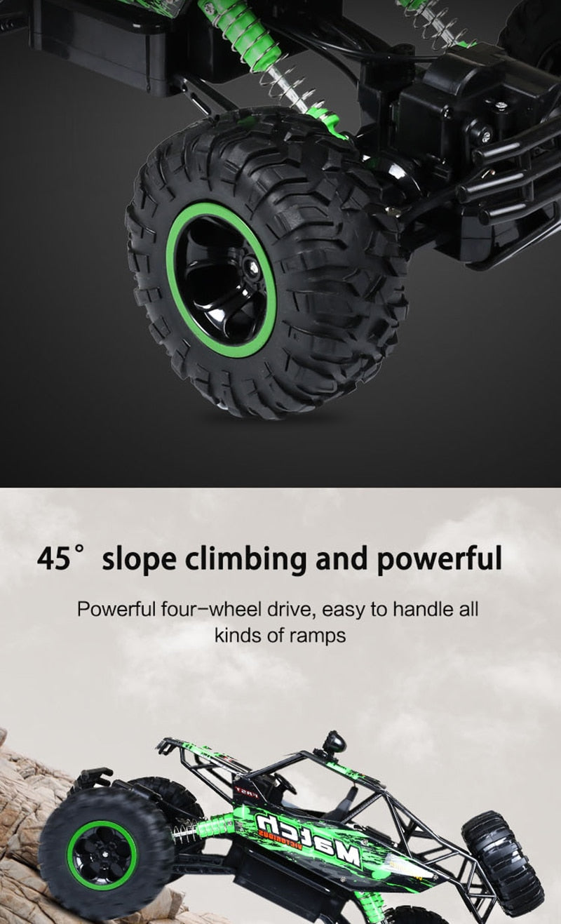 Τηλεκατευθυνόμενο 4x4 monster truck εκτός δρόμου με ανάρτηση