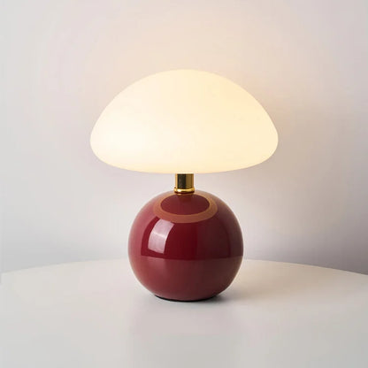 Retro svampelampe til bordet LED med tre farvetemperaturer varmt stemningslys