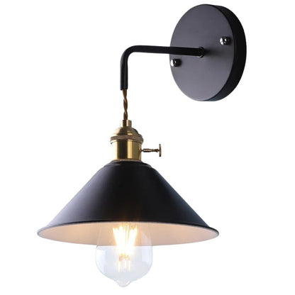 Retro Wall Light Adjustable Arm E27 Wall Sconce Vintage Indoor Lighting Fixture