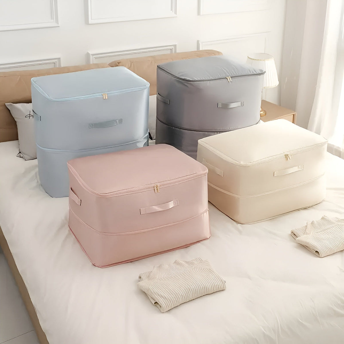 Reusable Compression Storage Bags for Clothes Bedding and Home Organisation
