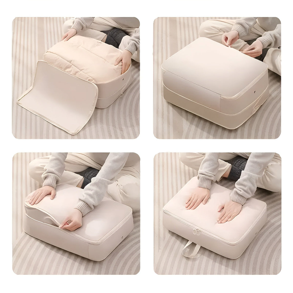 Reusable Compression Storage Bags for Clothes Bedding and Home Organisation