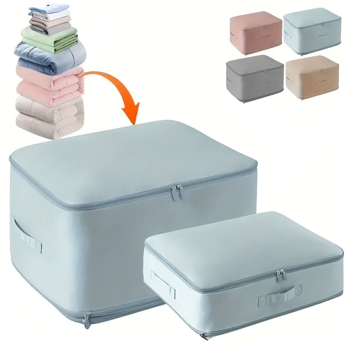 Reusable Compression Storage Bags for Clothes Bedding and Home Organisation