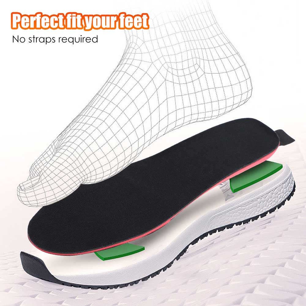 Reusable Heated Insoles Adjustable Warmth Winter Foot Comfort