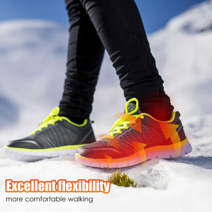 Reusable Heated Insoles Adjustable Warmth Winter Foot Comfort