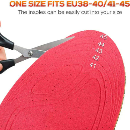Reusable Heated Insoles Adjustable Warmth Winter Foot Comfort