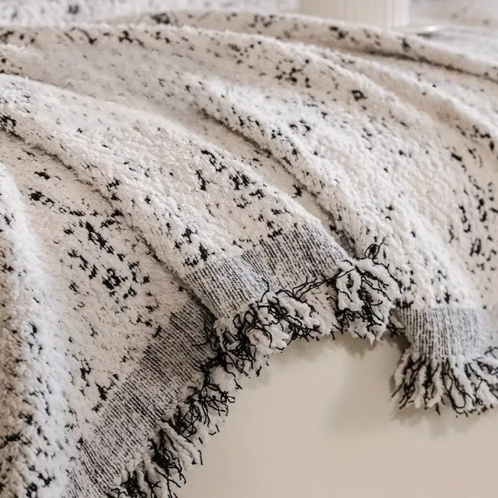 Reversible Boho Sofa Protector Speckle Couch Cover