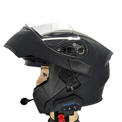 RideSync Wireless Motorcycle Helmet Headset for Safe Communication and Riding