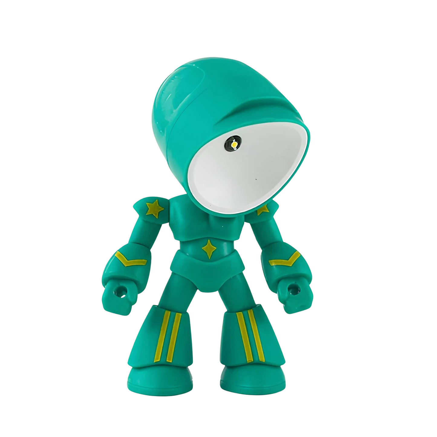 Robot Table Lamp With Soft Light For Kids Bedroom Desk And Nightstand