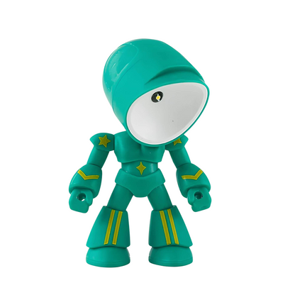 Robot Table Lamp With Soft Light For Kids Bedroom Desk And Nightstand