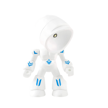 Robot Table Lamp With Soft Light For Kids Bedroom Desk And Nightstand