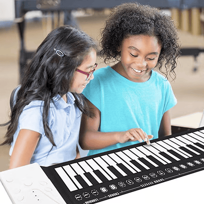 Roll Up Piano Keyboard with 49 Keys and Built In Stereo Speakers